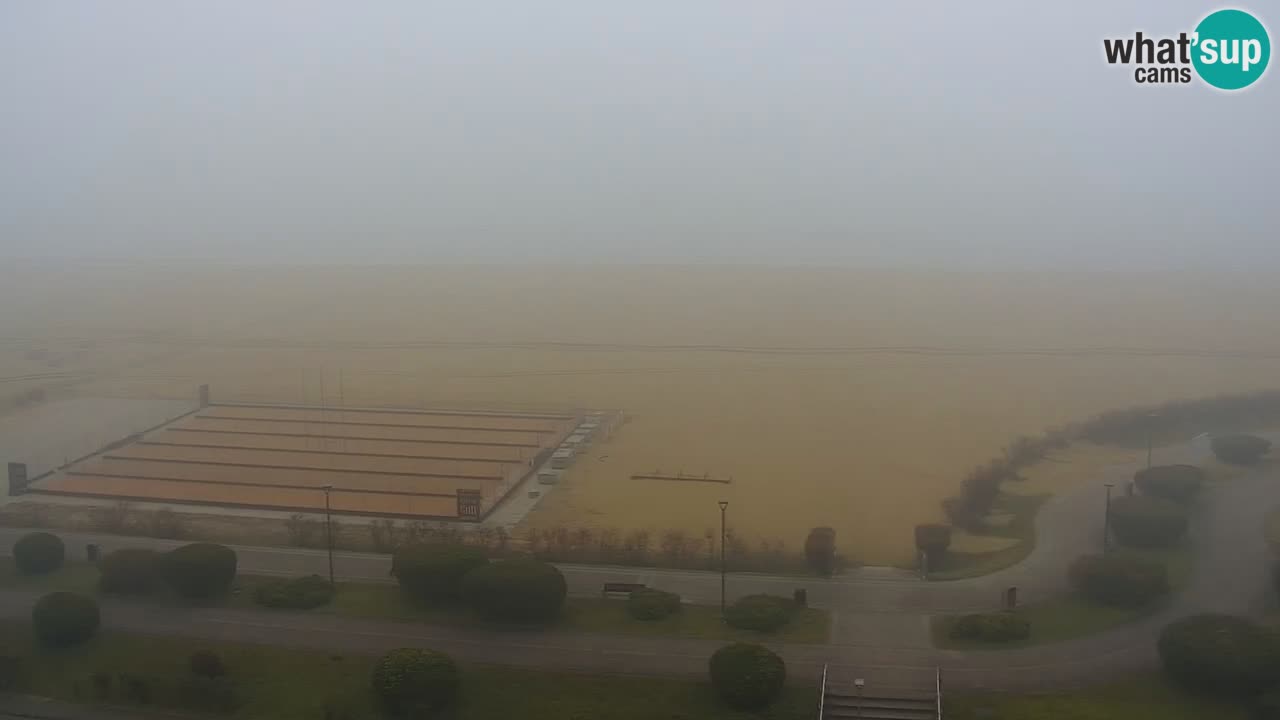 La camera en vivo de la playa de Bibione – Italia