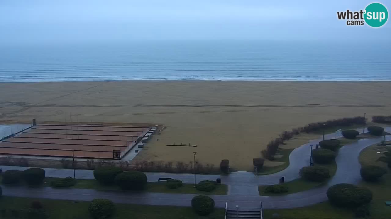 La camera en vivo de la playa de Bibione – Italia