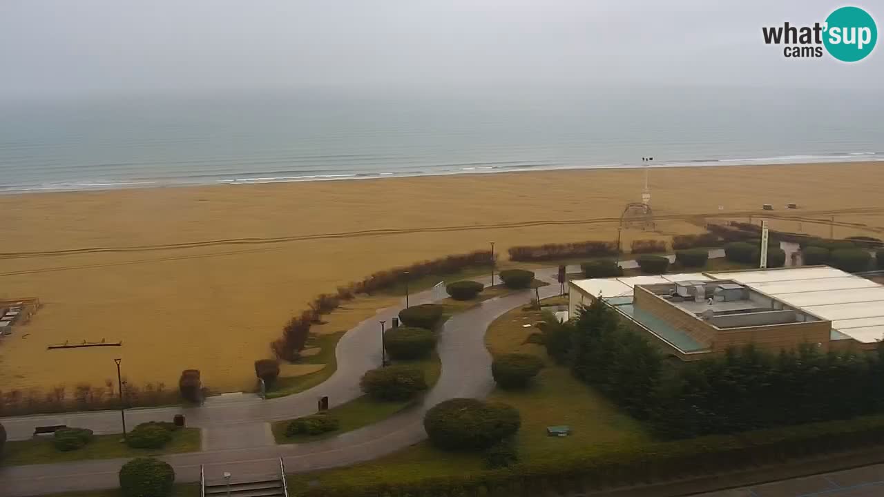 The beach of Bibione webcam – Italy