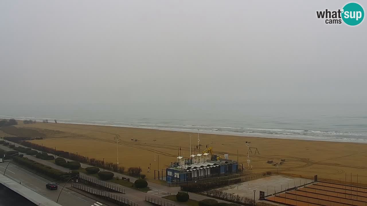 The beach of Bibione webcam – Italy