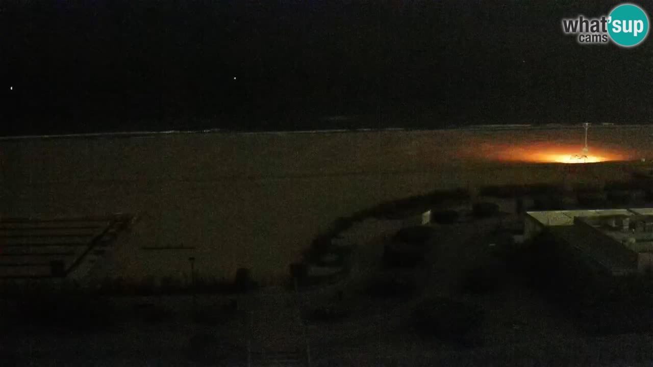 La spiaggia di Bibione webcam live e piazzale Zenit