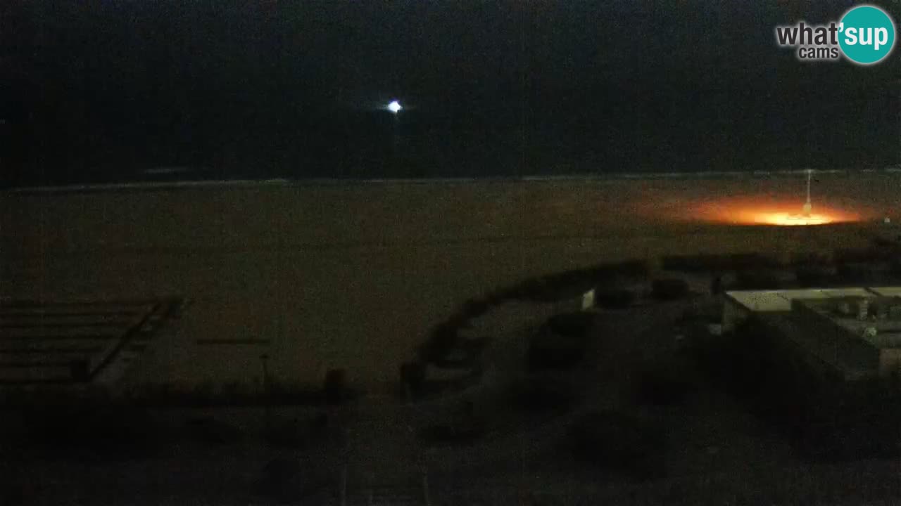 La spiaggia di Bibione webcam live e piazzale Zenit