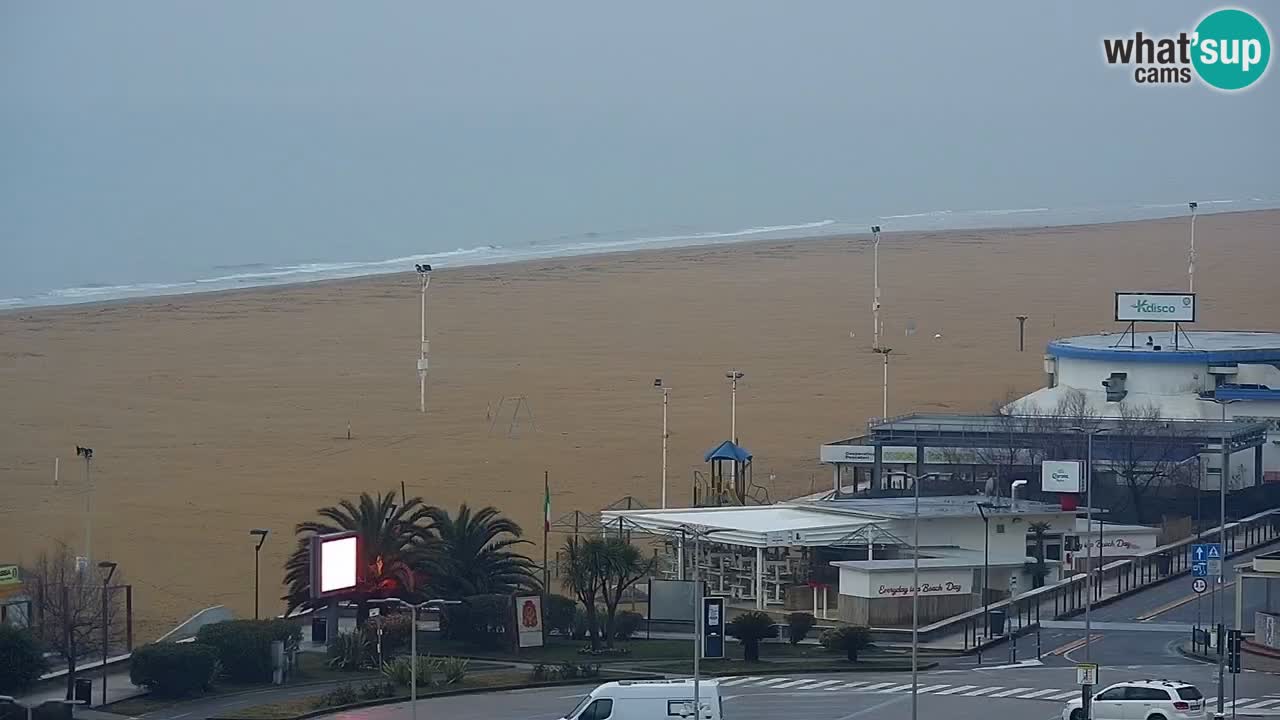 La spiaggia di Bibione webcam live e piazzale Zenit