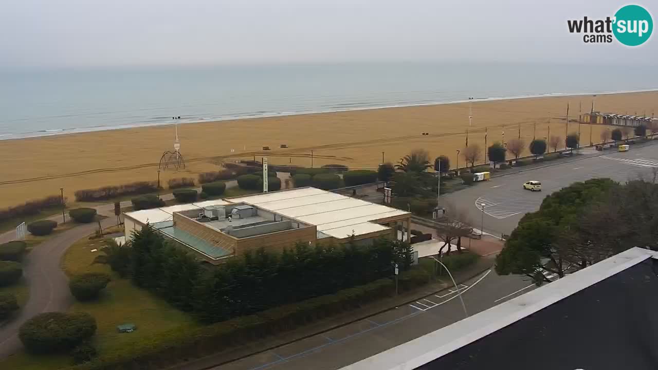 The beach of Bibione webcam – Italy