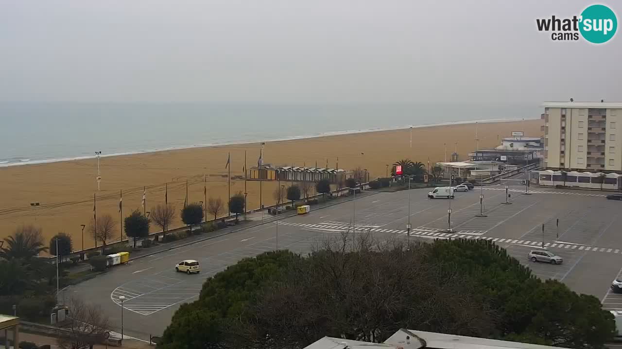 The beach of Bibione webcam – Italy