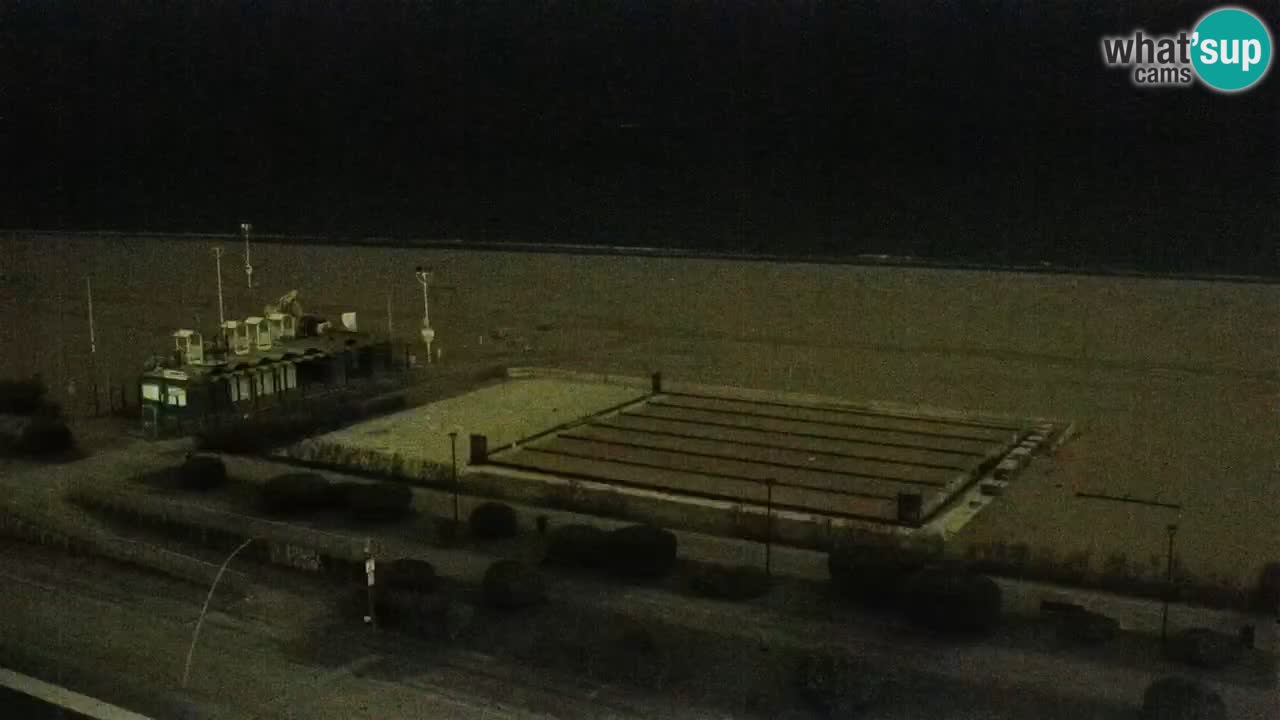 The beach of Bibione webcam – Italy