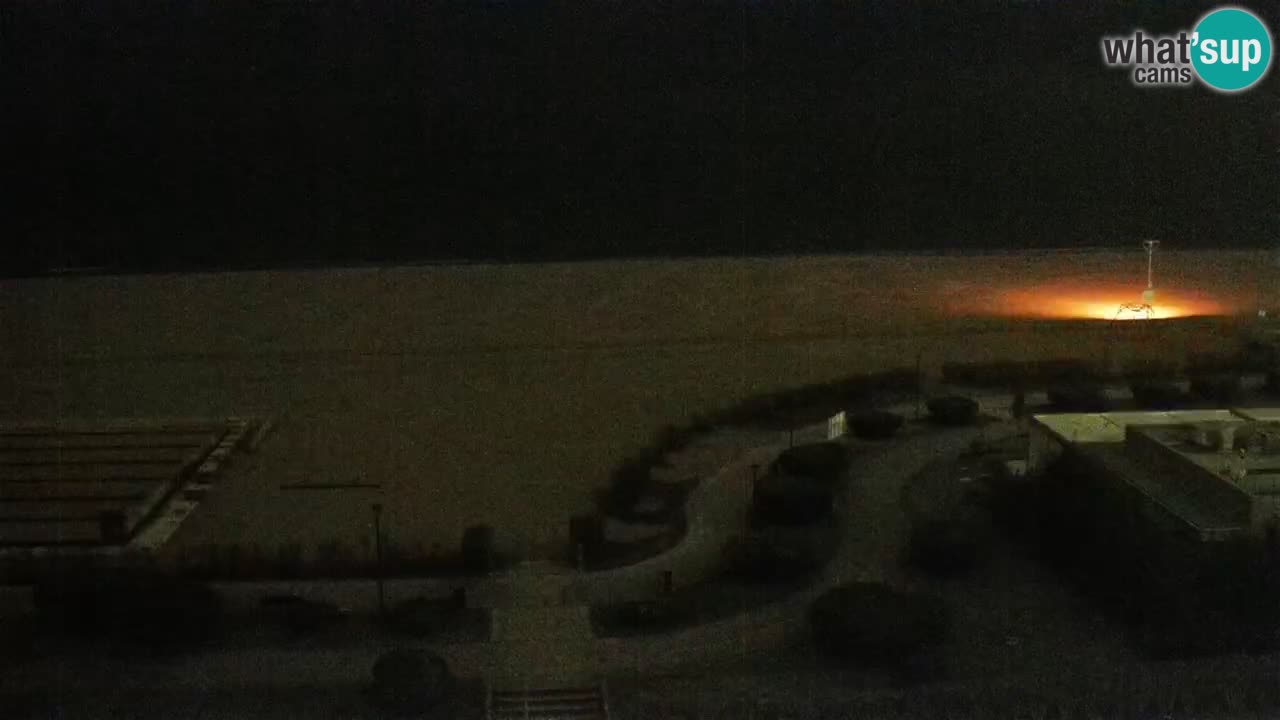 La spiaggia di Bibione webcam live e piazzale Zenit