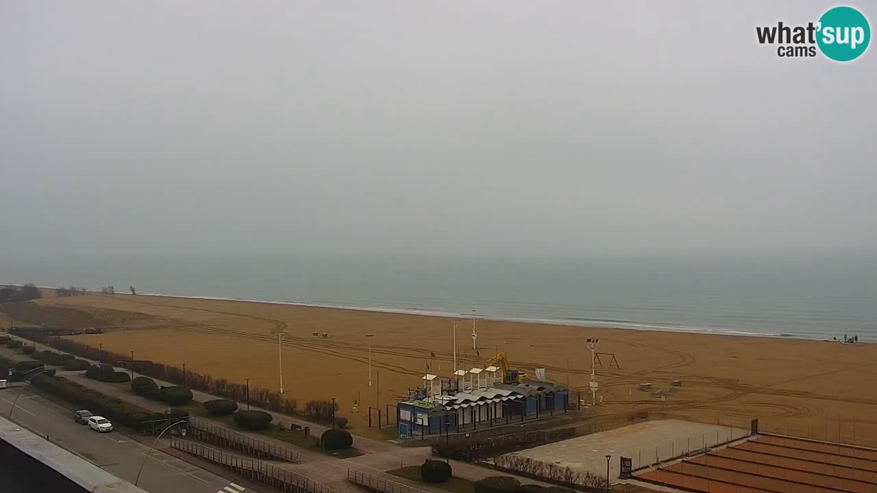 The beach of Bibione webcam – Italy