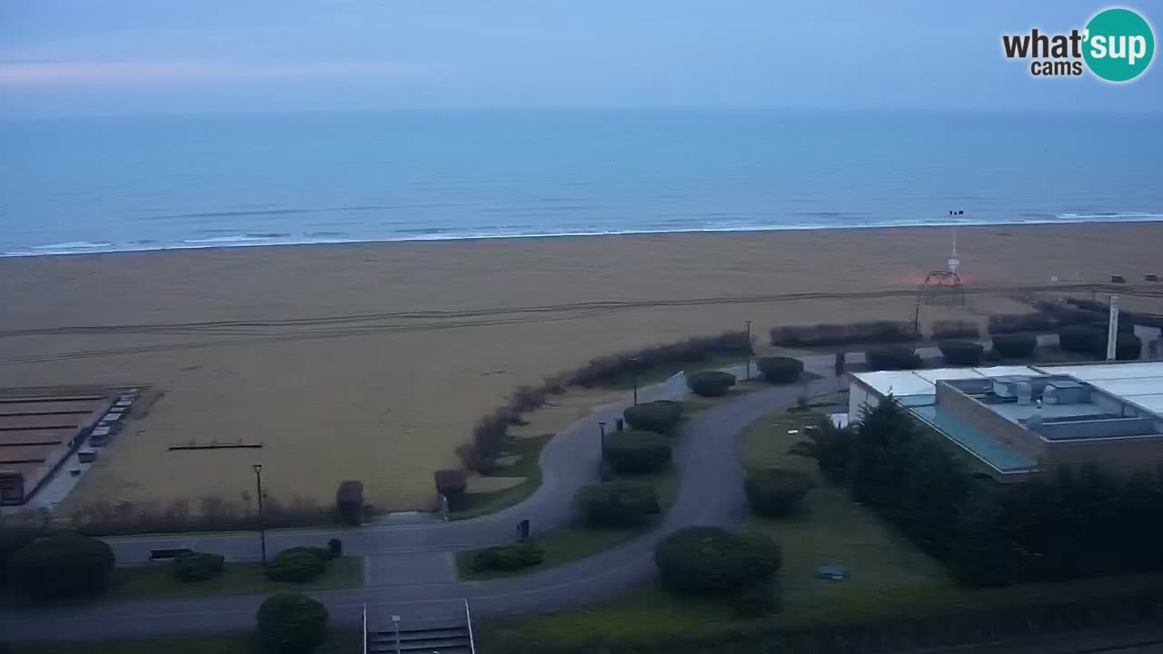 La camera en vivo de la playa de Bibione – Italia