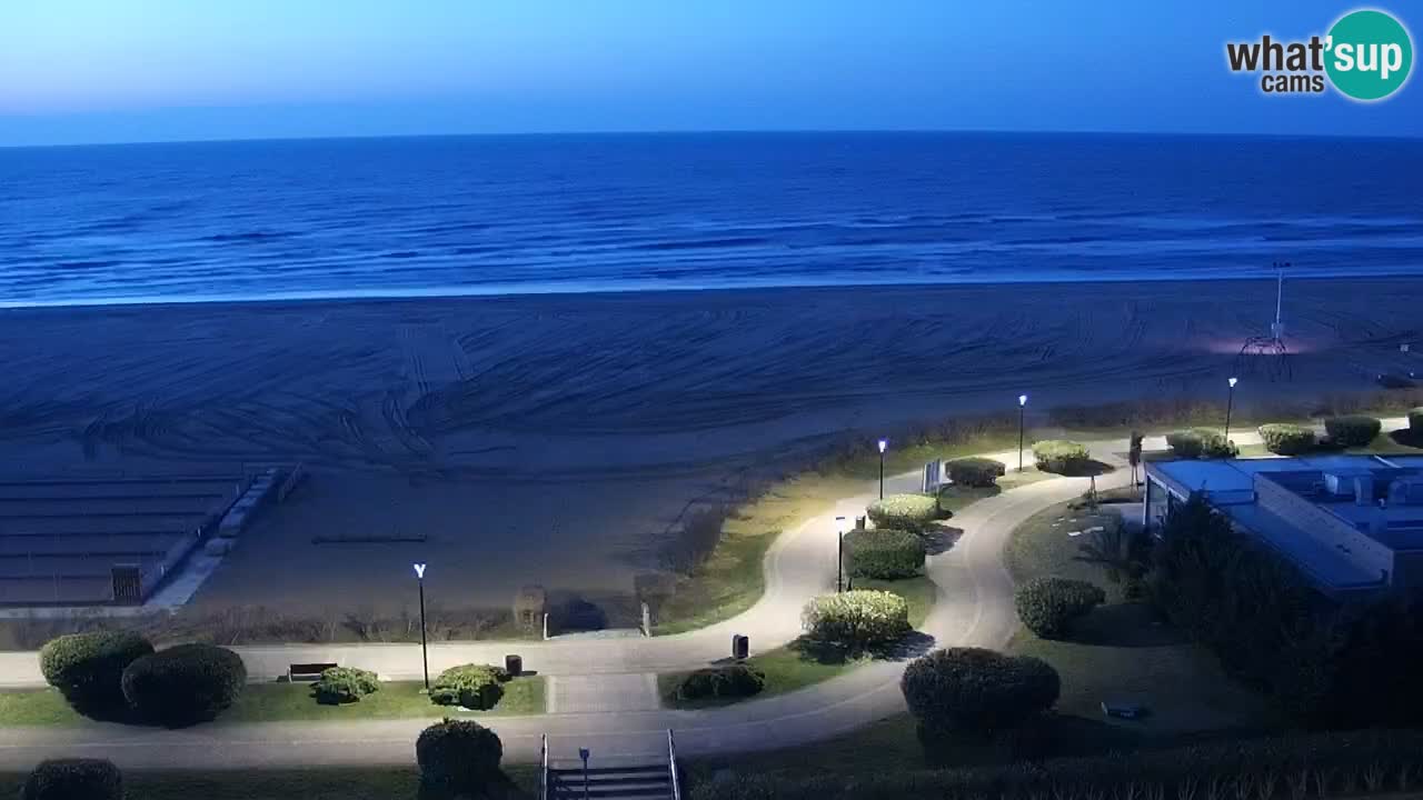 La camera en vivo de la playa de Bibione – Italia