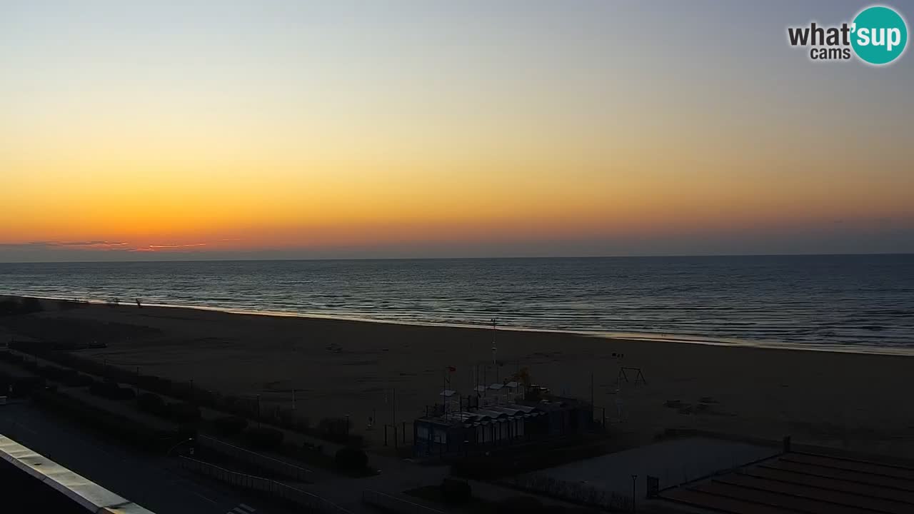 The beach of Bibione webcam – Italy