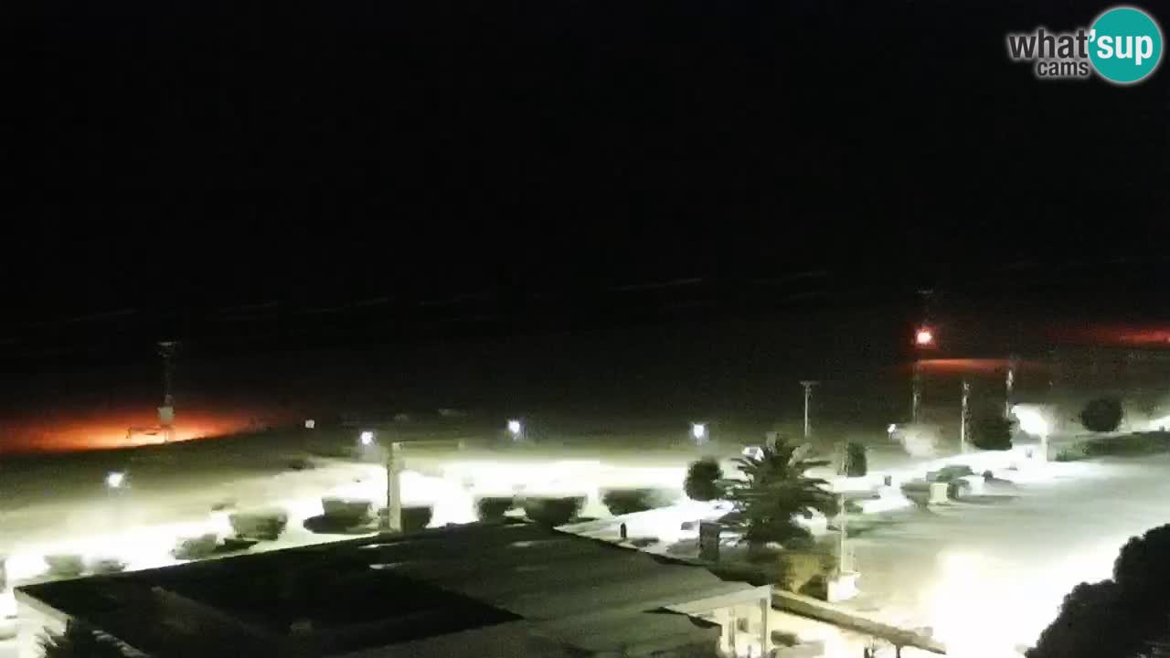 La spiaggia di Bibione webcam live e piazzale Zenit