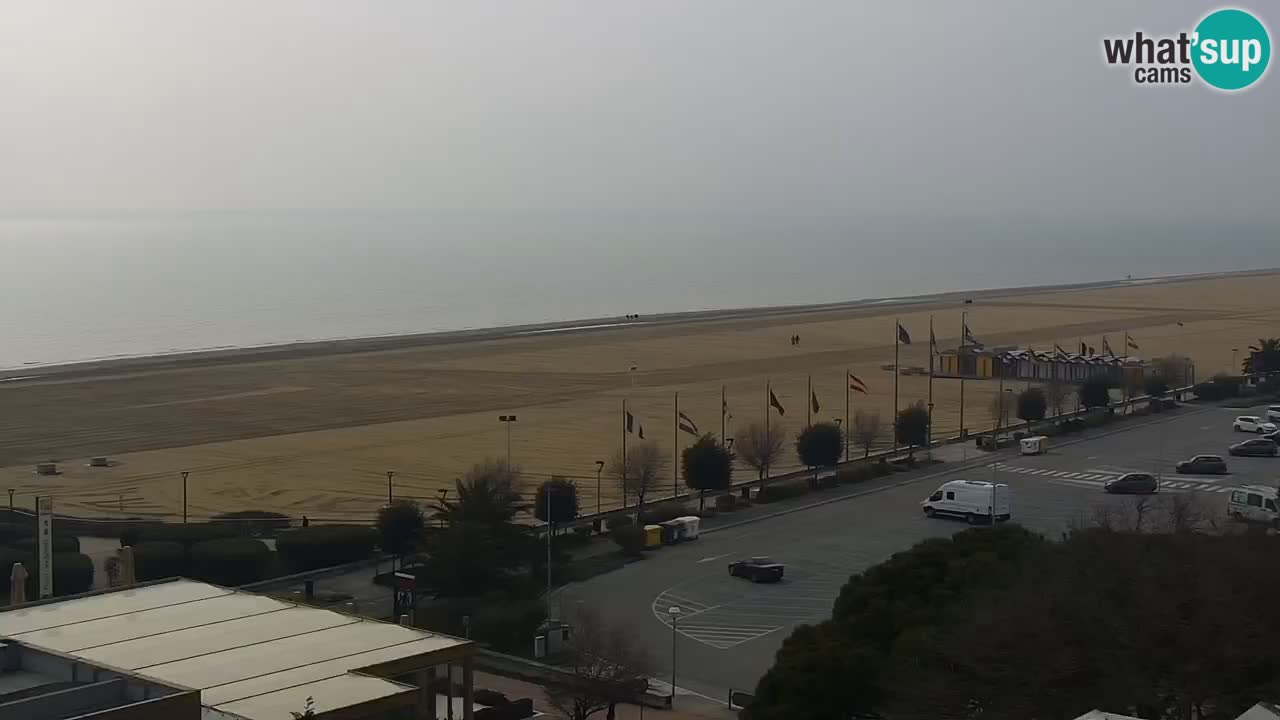 The beach of Bibione webcam – Italy