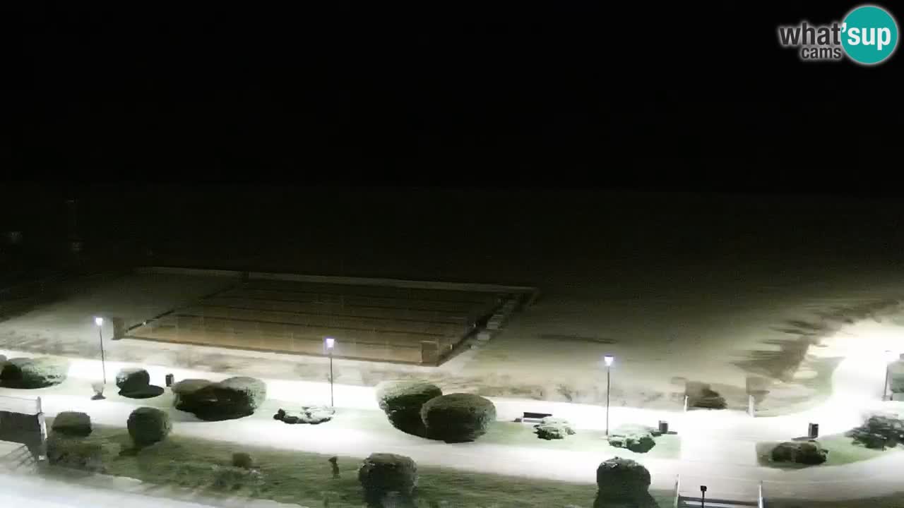 The beach of Bibione webcam – Italy