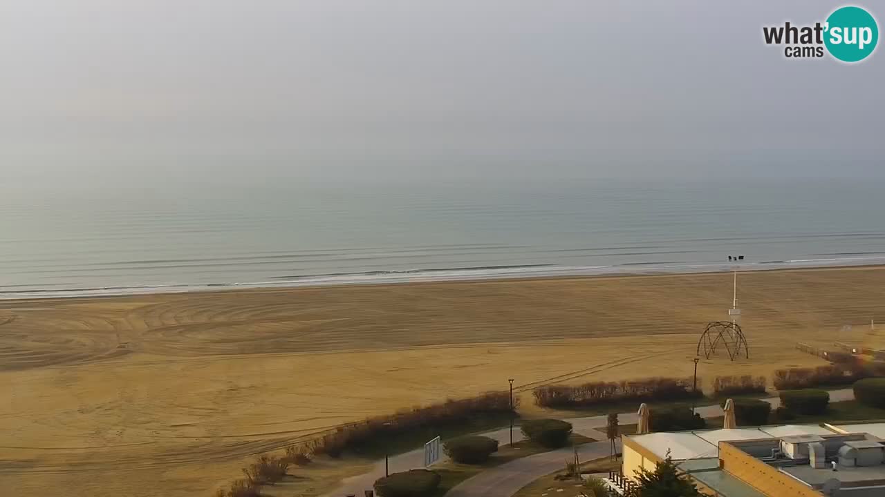 La spiaggia di Bibione webcam live e piazzale Zenit