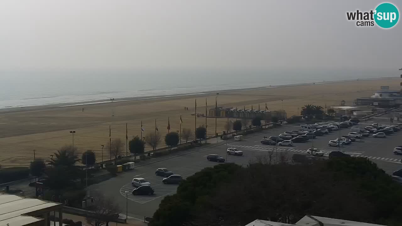 The beach of Bibione webcam – Italy