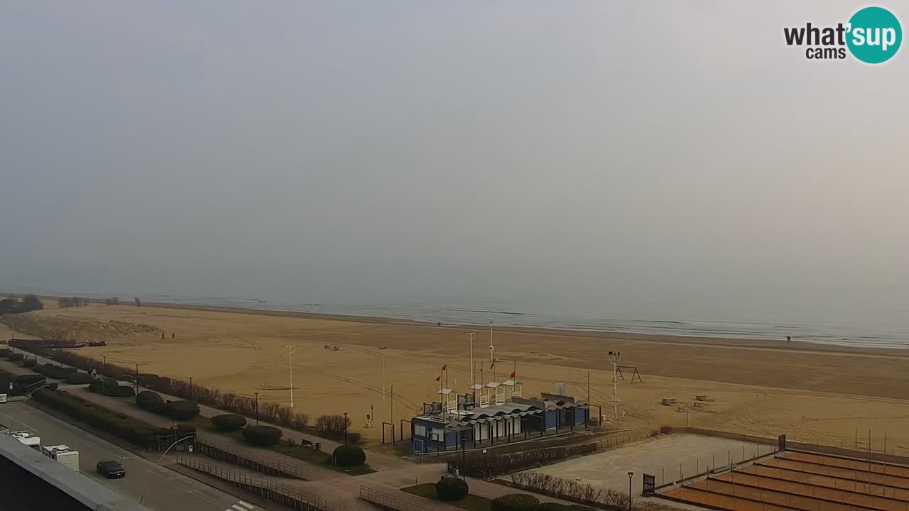 The beach of Bibione webcam – Italy