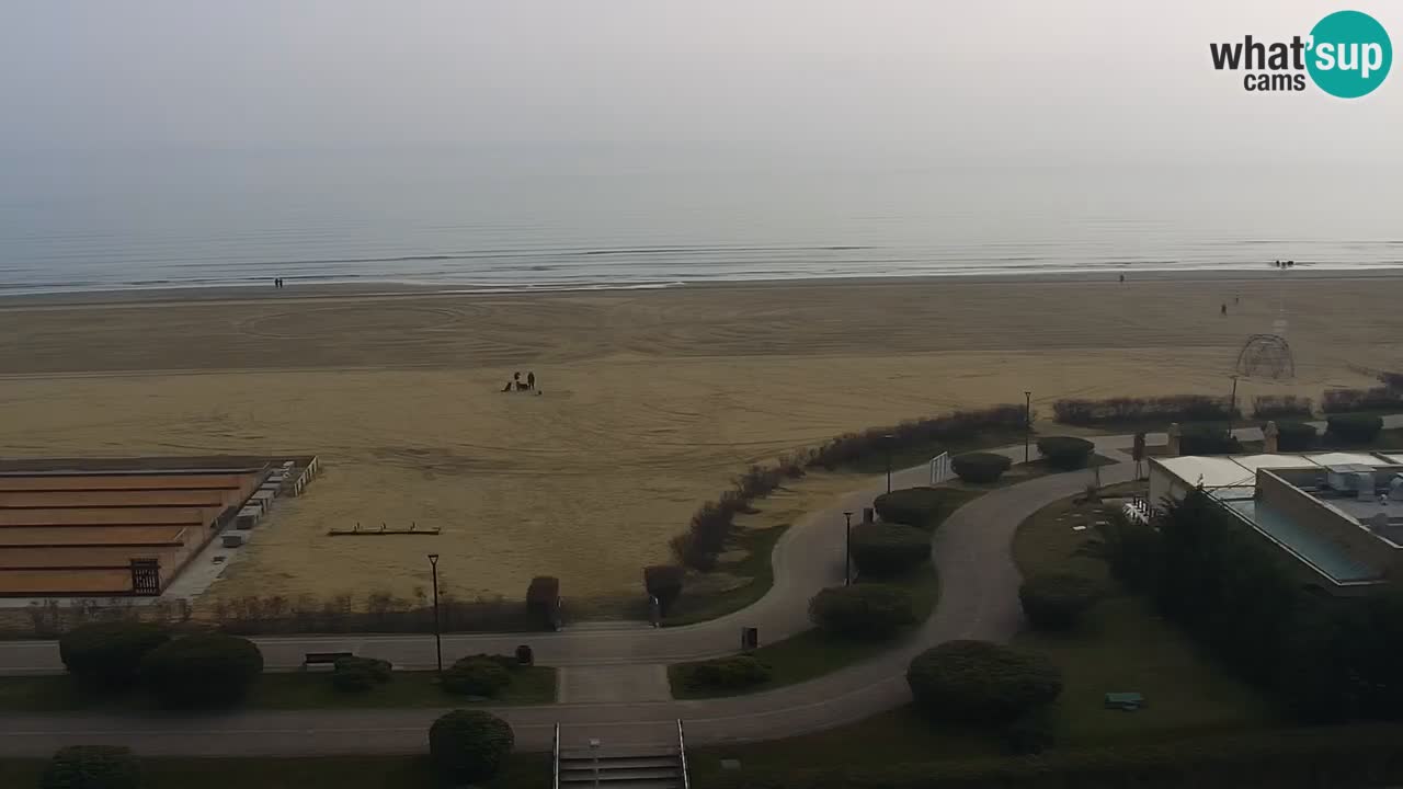 The beach of Bibione webcam – Italy