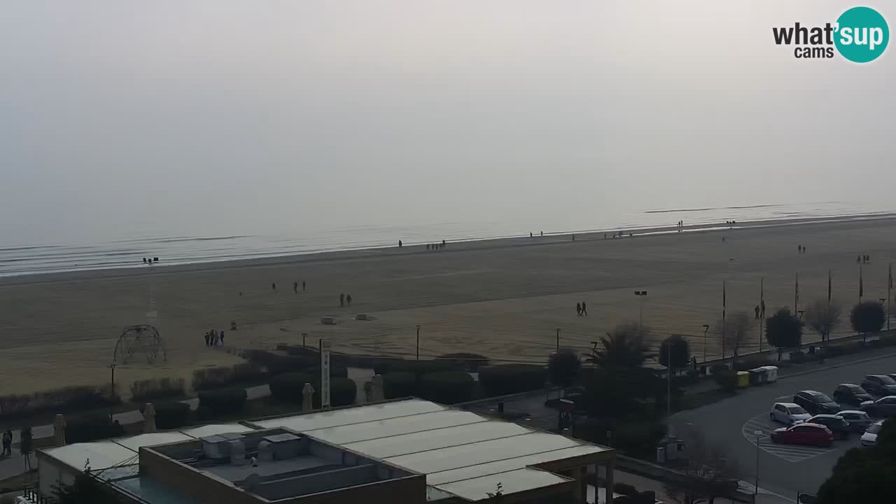 The beach of Bibione webcam – Italy