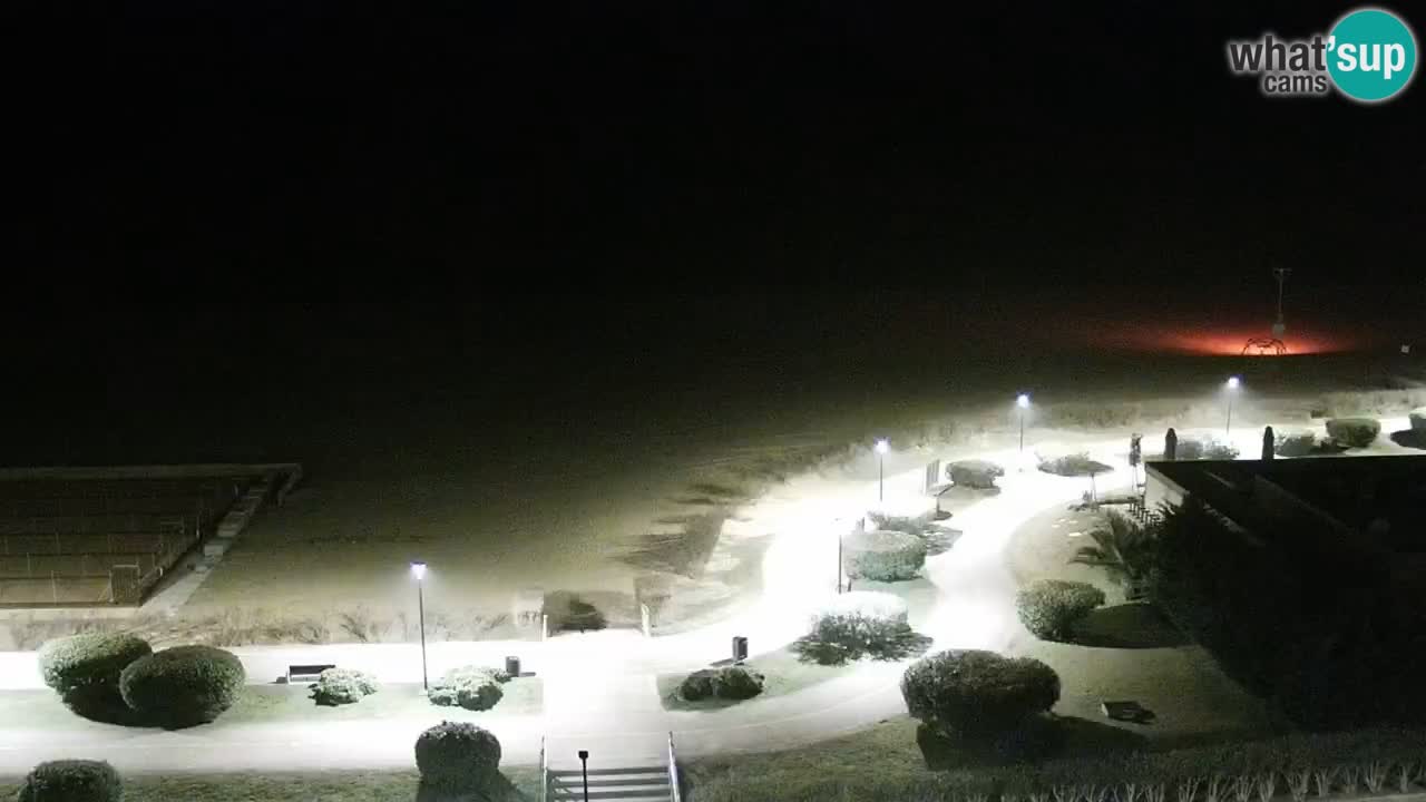 La spiaggia di Bibione webcam live e piazzale Zenit