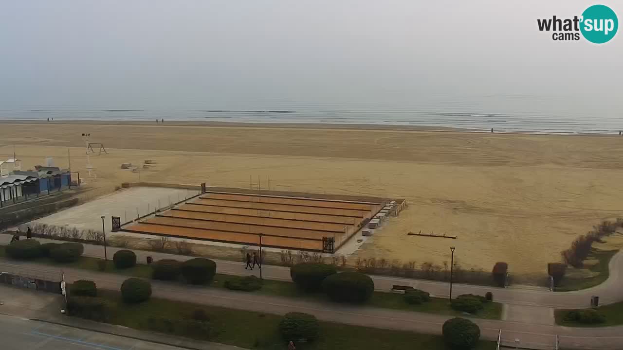 The beach of Bibione webcam – Italy