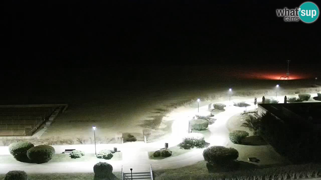 La camera en vivo de la playa de Bibione – Italia