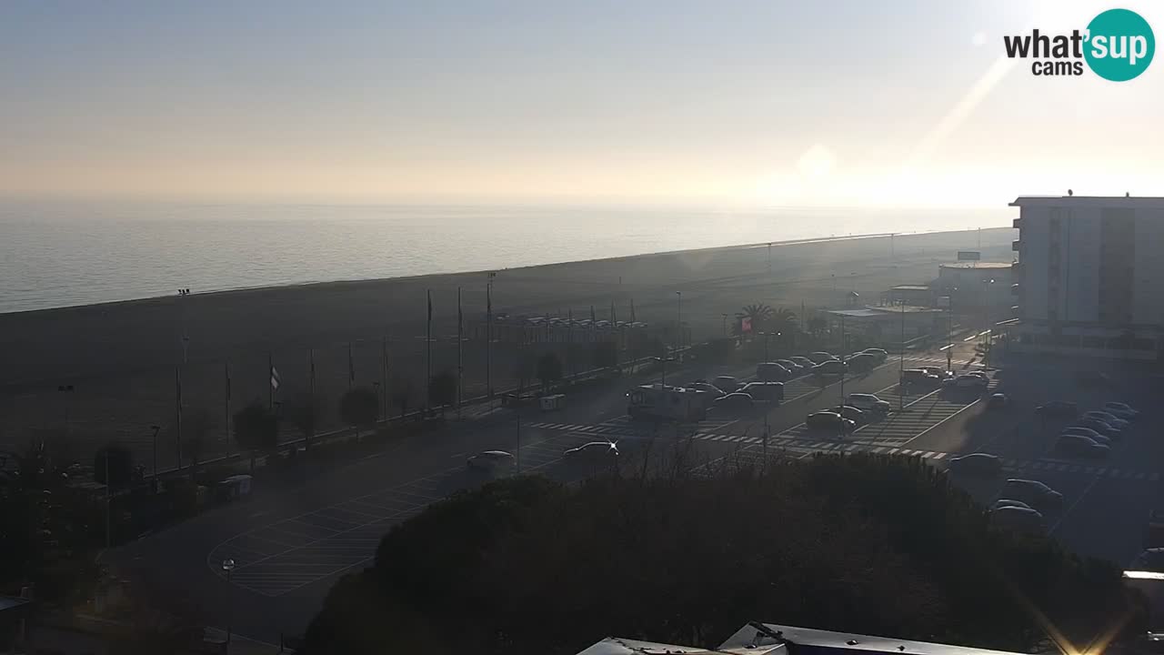 The beach of Bibione webcam – Italy