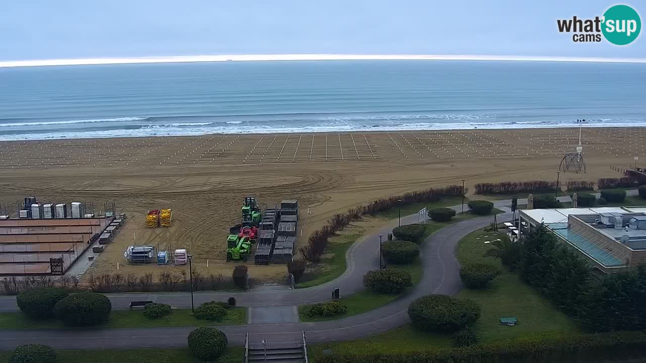 La camera en vivo de la playa de Bibione – Italia