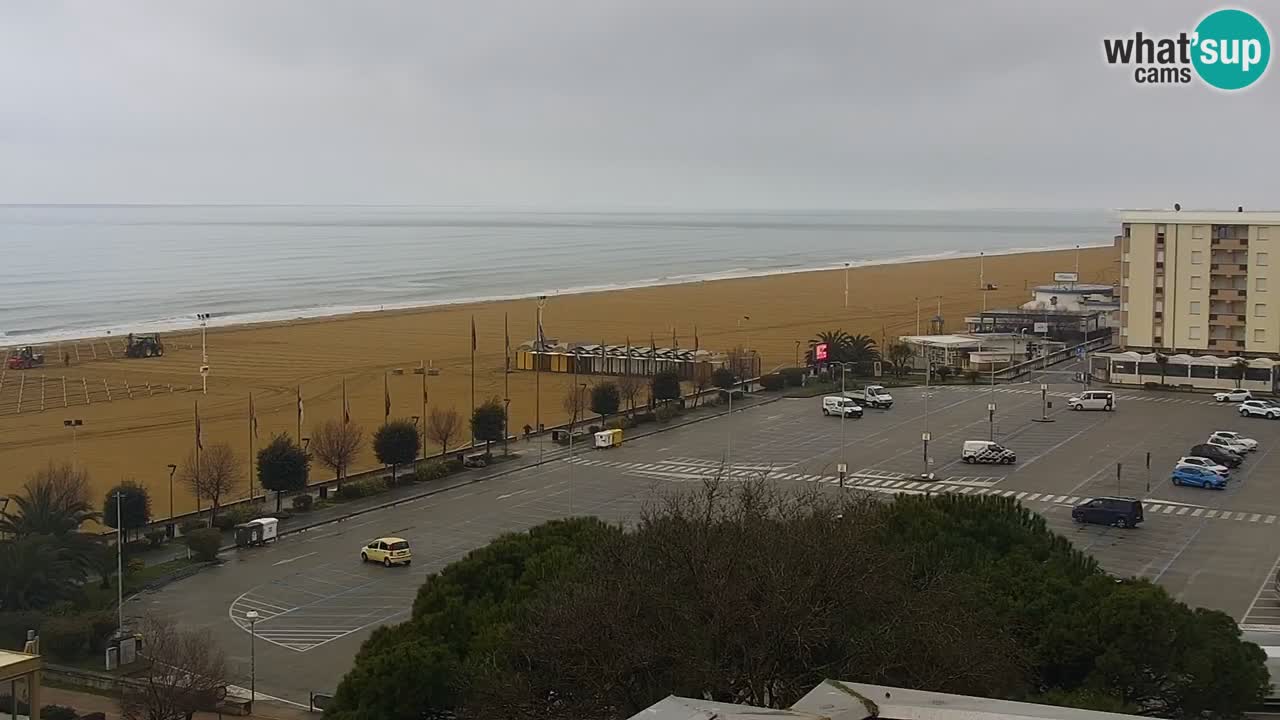 The beach of Bibione webcam – Italy