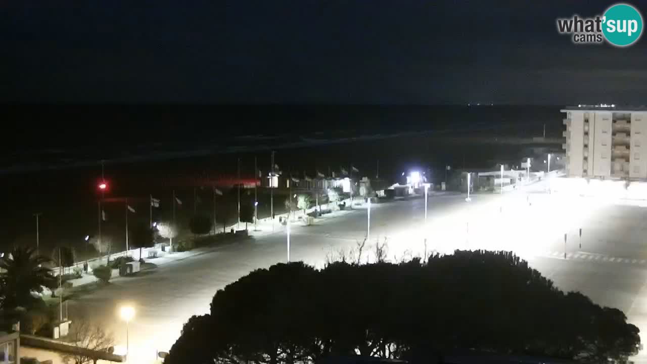 The beach of Bibione webcam – Italy