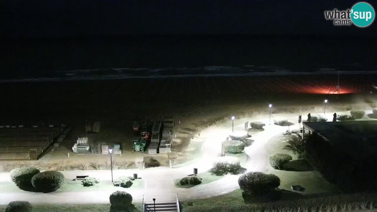 La camera en vivo de la playa de Bibione – Italia