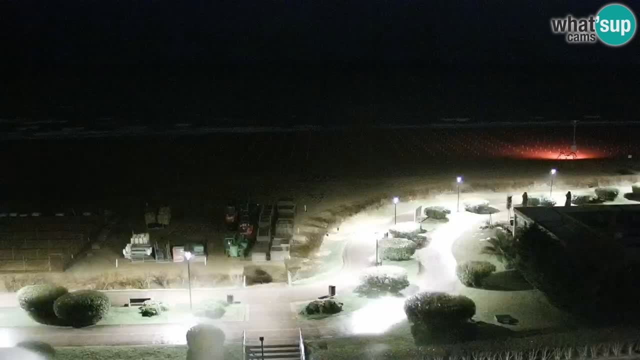 La camera en vivo de la playa de Bibione – Italia