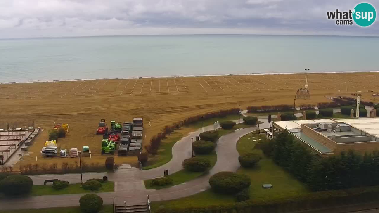 La camera en vivo de la playa de Bibione – Italia