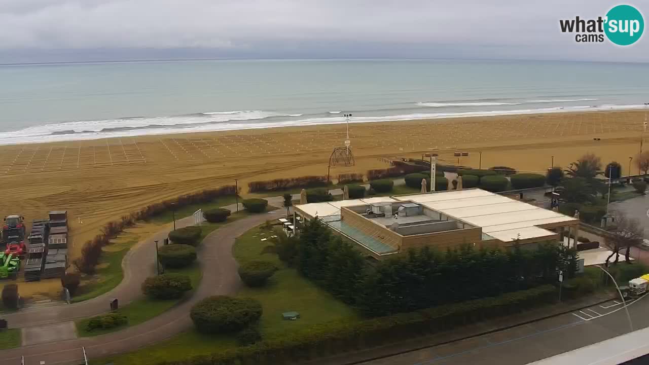 La camera en vivo de la playa de Bibione – Italia