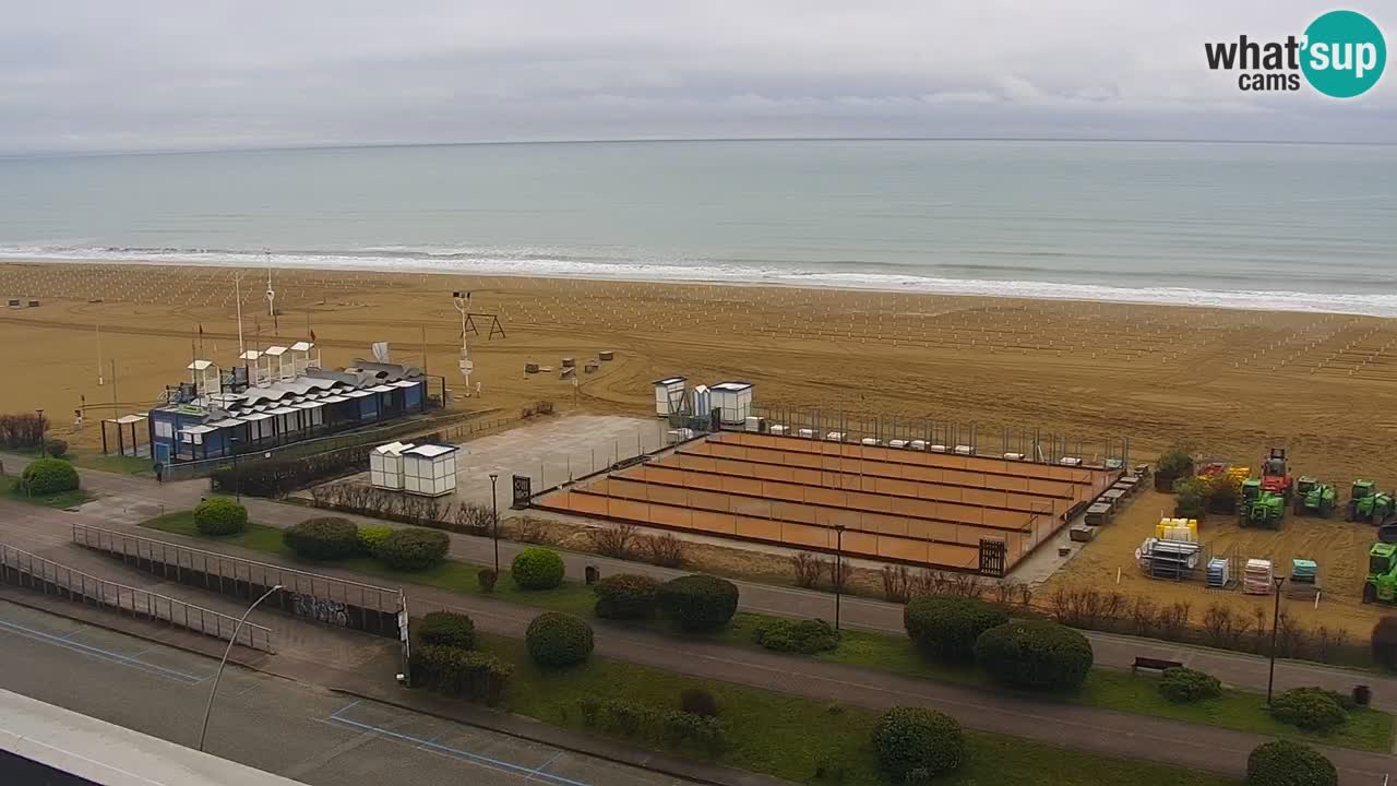 La camera en vivo de la playa de Bibione – Italia