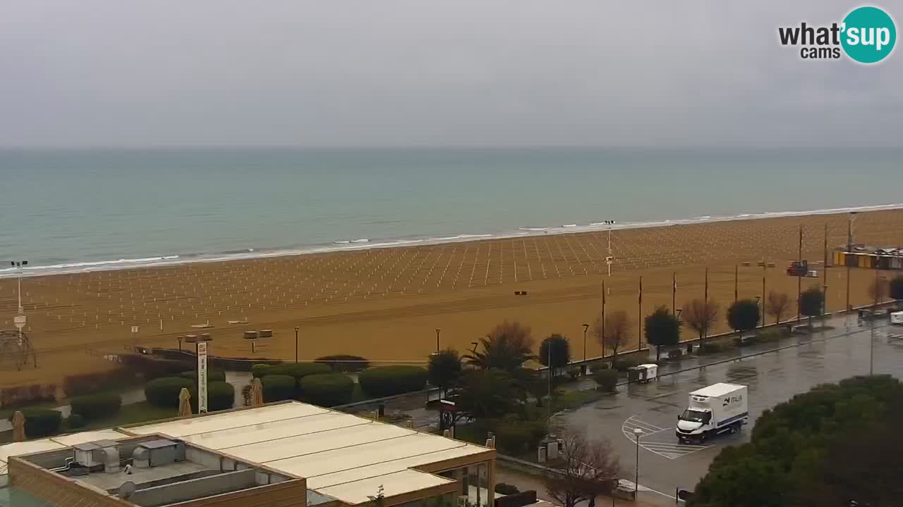 The beach of Bibione webcam – Italy