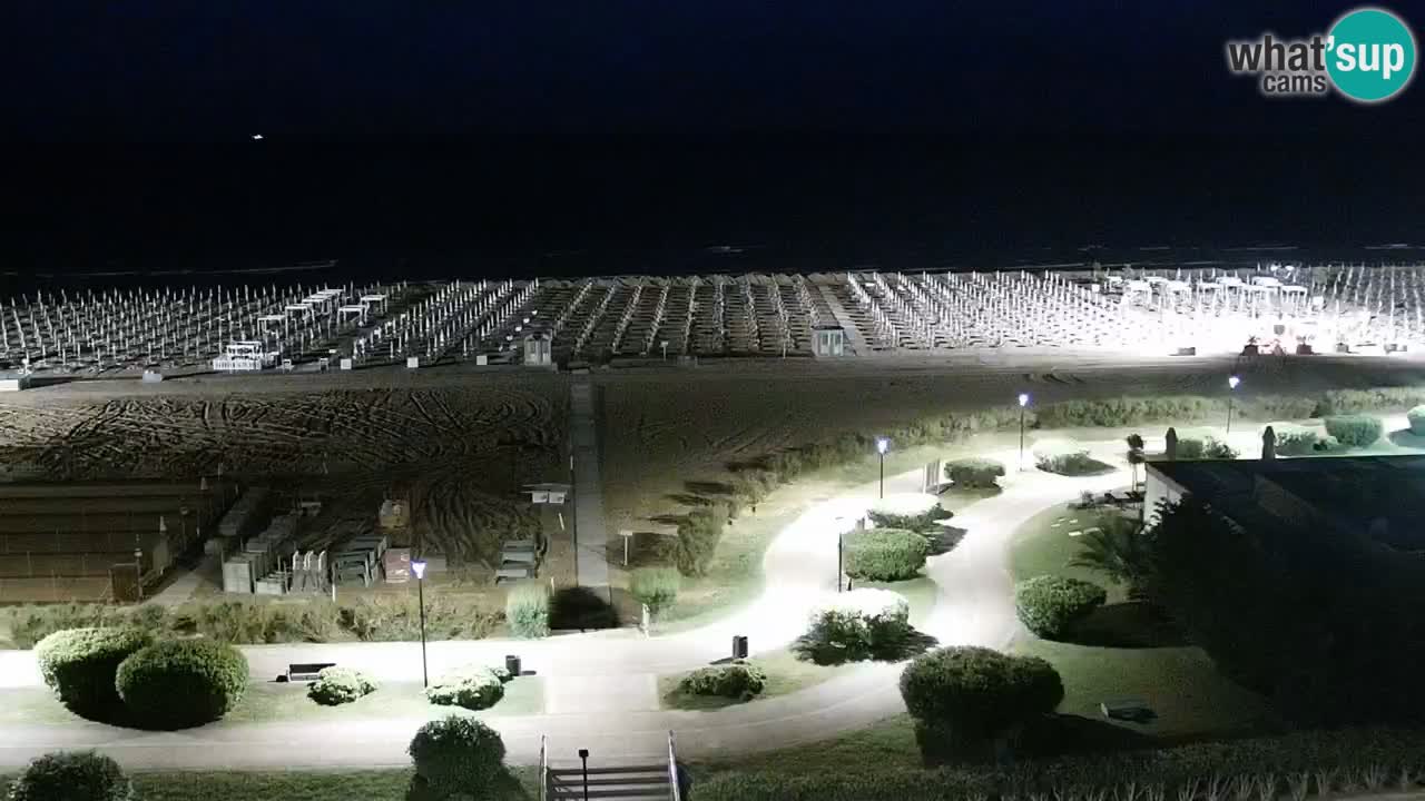 The beach of Bibione webcam – Italy