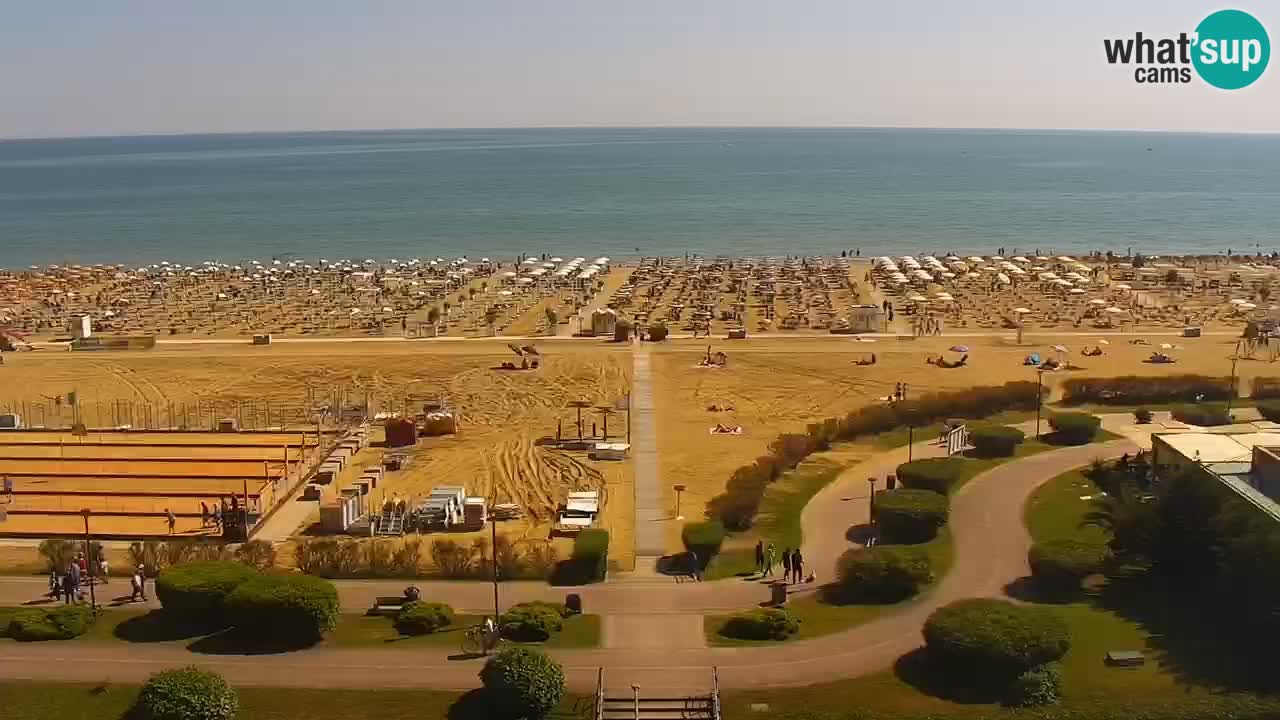 Plaža Bibione Spletna kamera – Italija