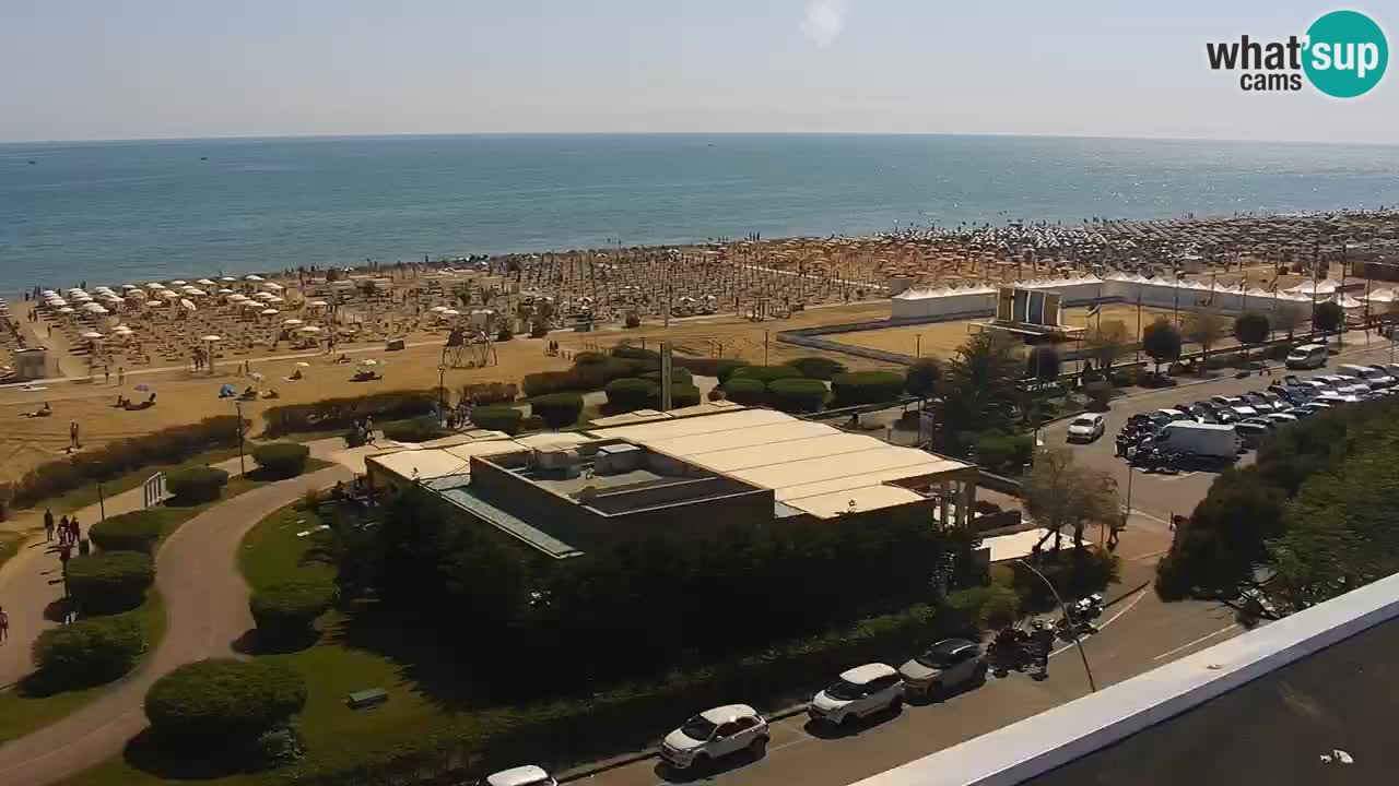 La camera en vivo de la playa de Bibione – Italia