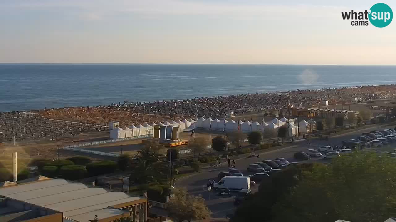 The beach of Bibione webcam – Italy