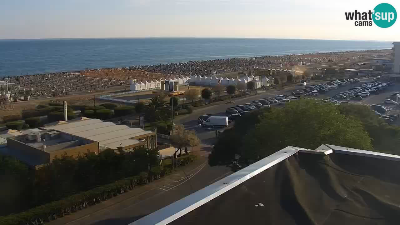 La camera en vivo de la playa de Bibione – Italia
