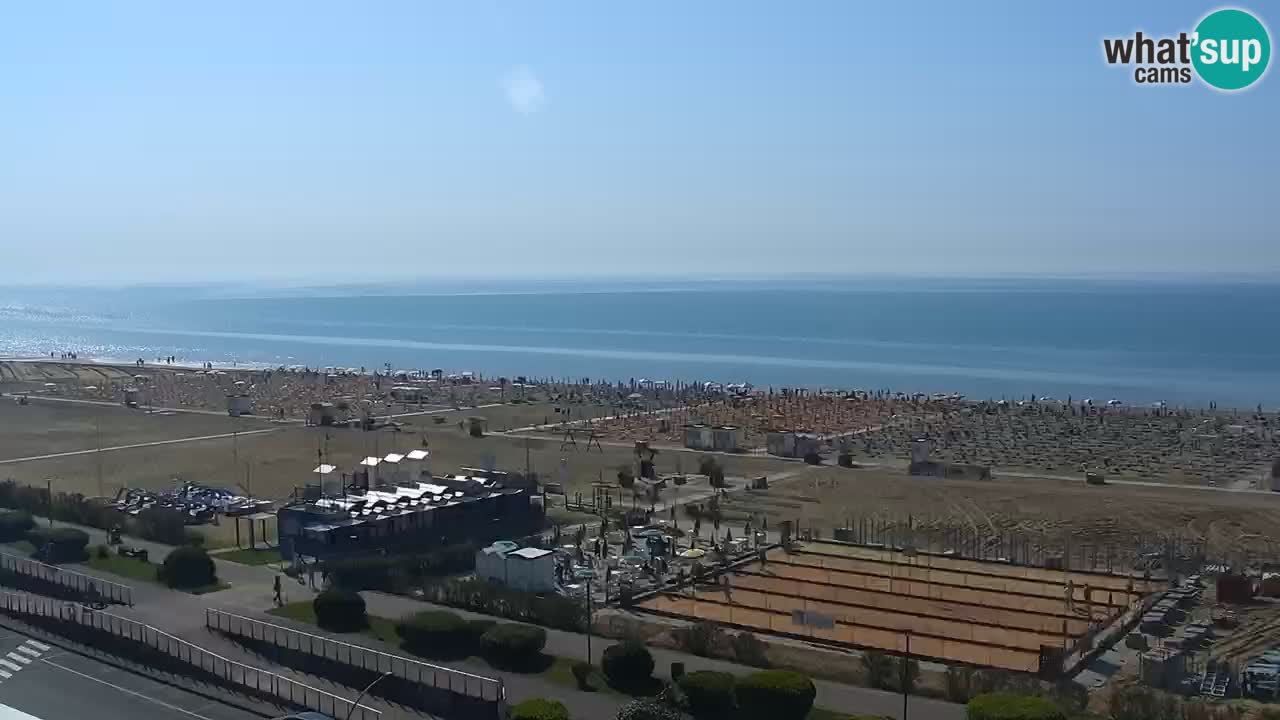 La camera en vivo de la playa de Bibione – Italia
