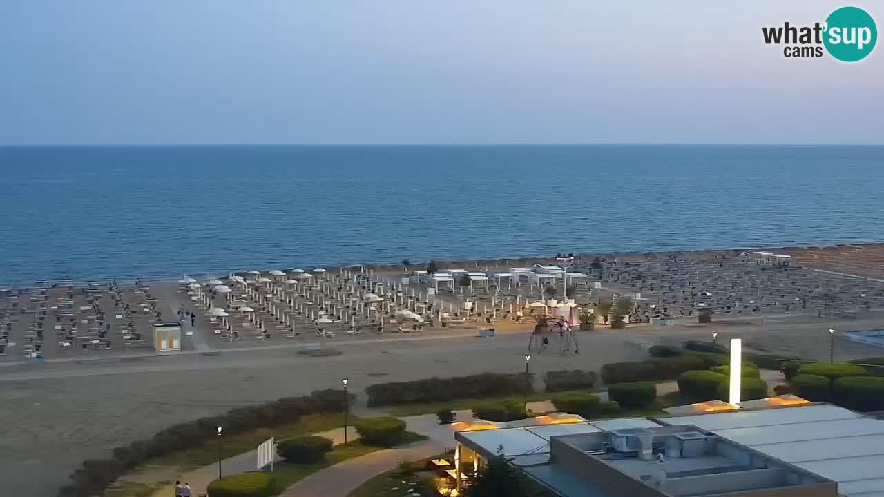 La camera en vivo de la playa de Bibione – Italia