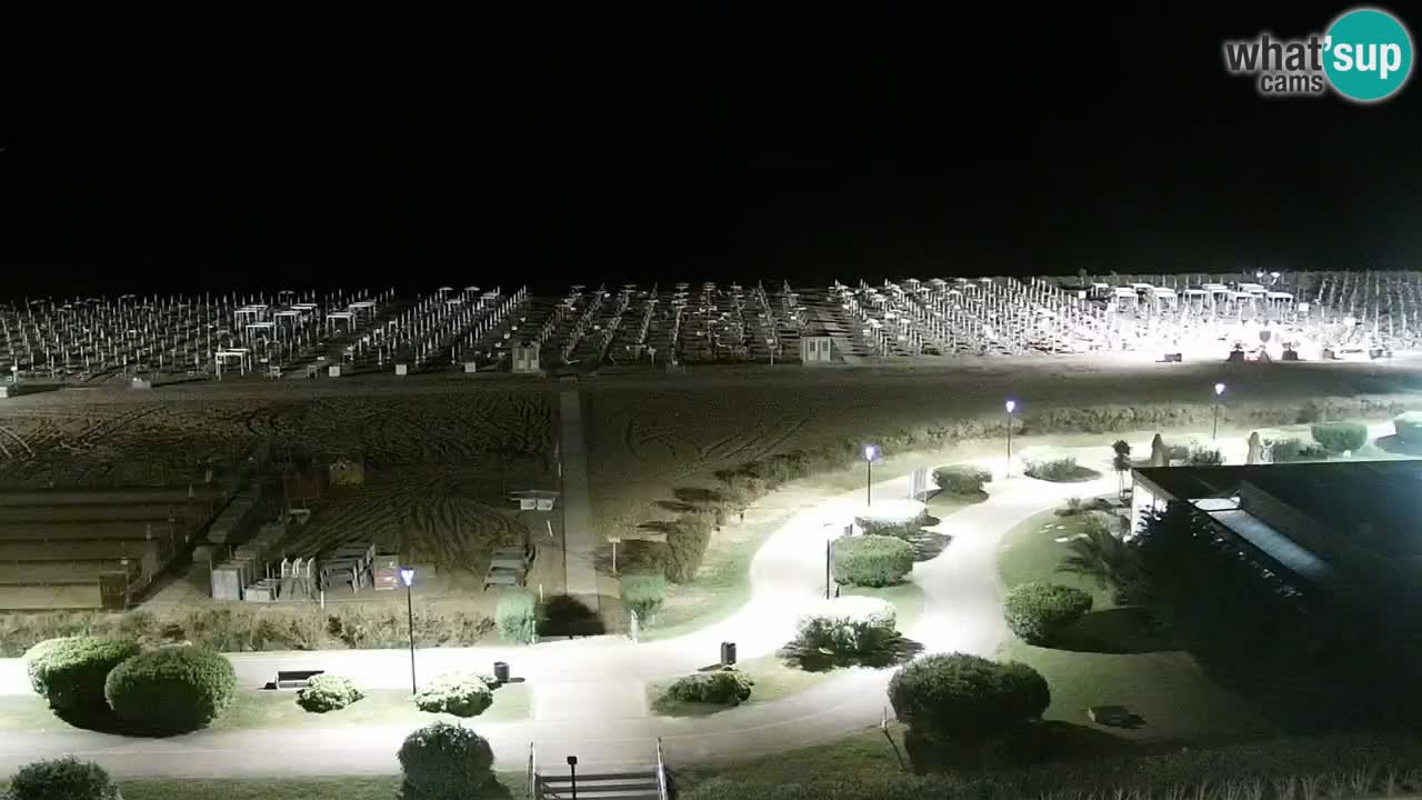 La camera en vivo de la playa de Bibione – Italia