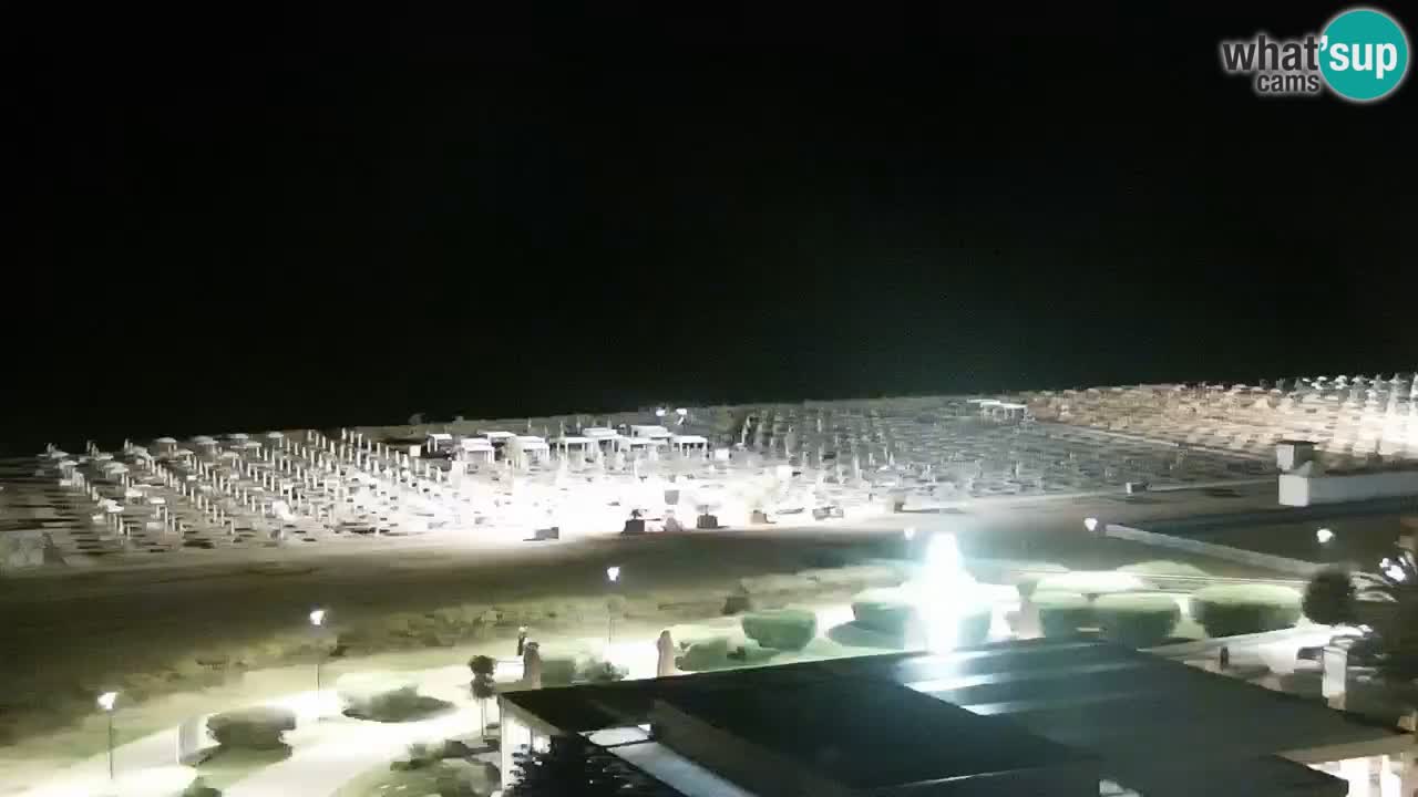 The beach of Bibione webcam – Italy