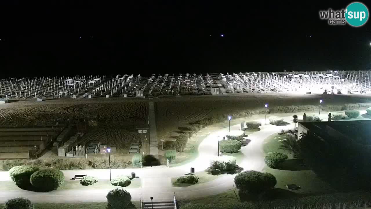 The beach of Bibione webcam – Italy