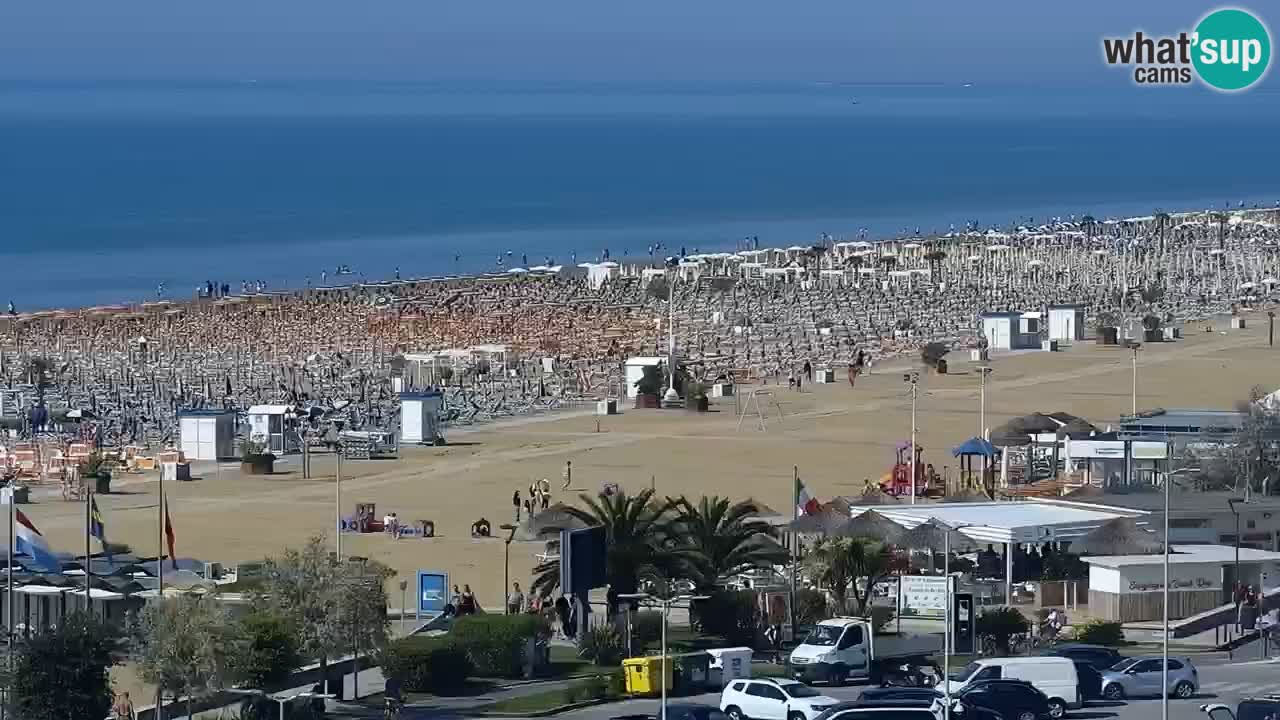 The beach of Bibione webcam – Italy