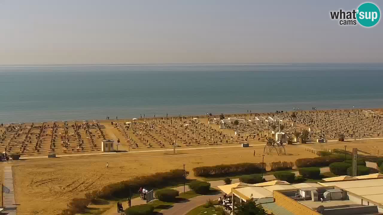 La camera en vivo de la playa de Bibione – Italia