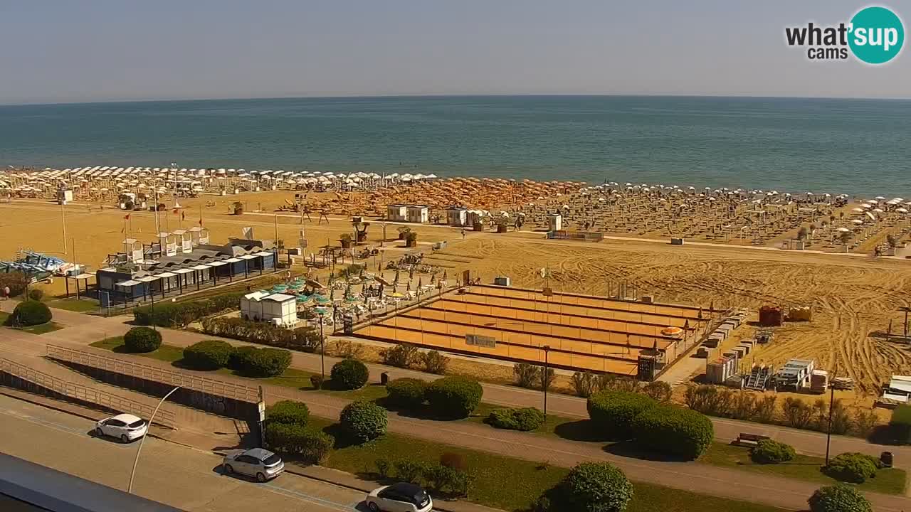 La camera en vivo de la playa de Bibione – Italia