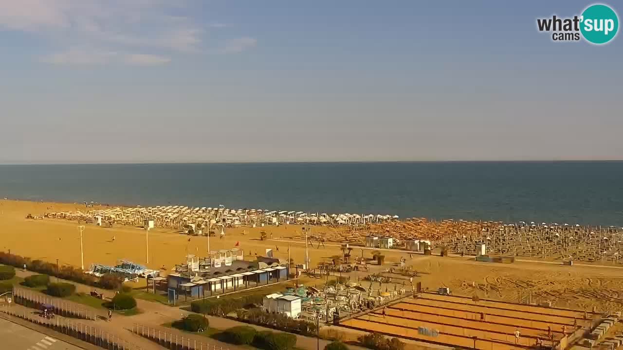 The beach of Bibione webcam – Italy